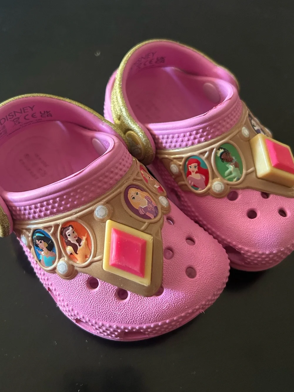 Disney Princess Toddler Crocs with Light Up Jewel